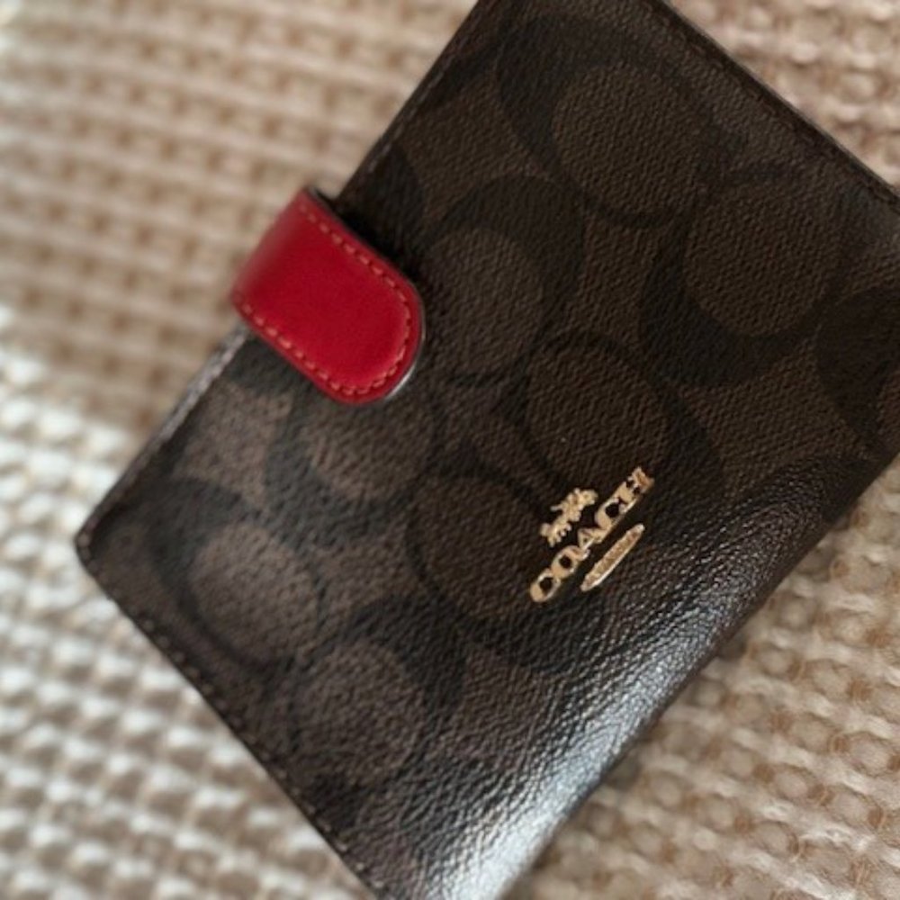 Coach Mini Wallet & Medium Matching Wallets